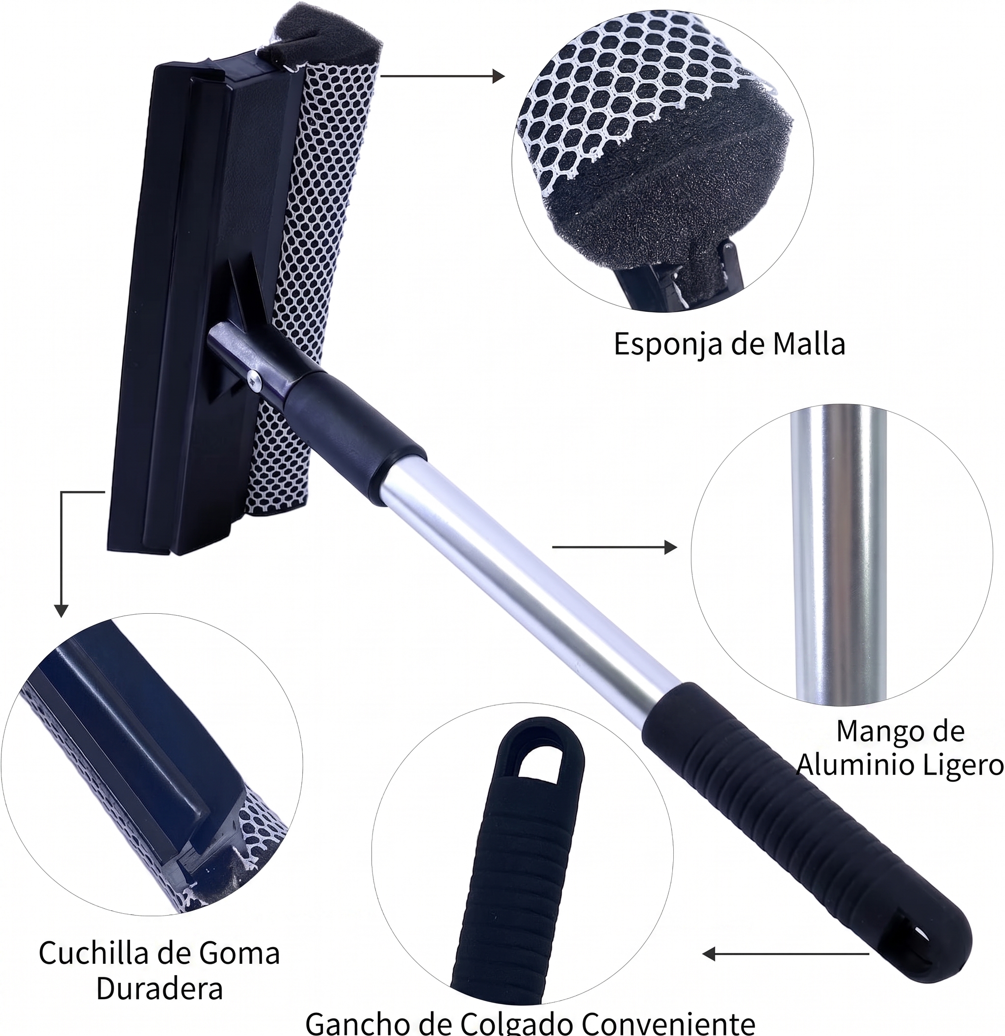 Limpiador jalador premium caracteristicas